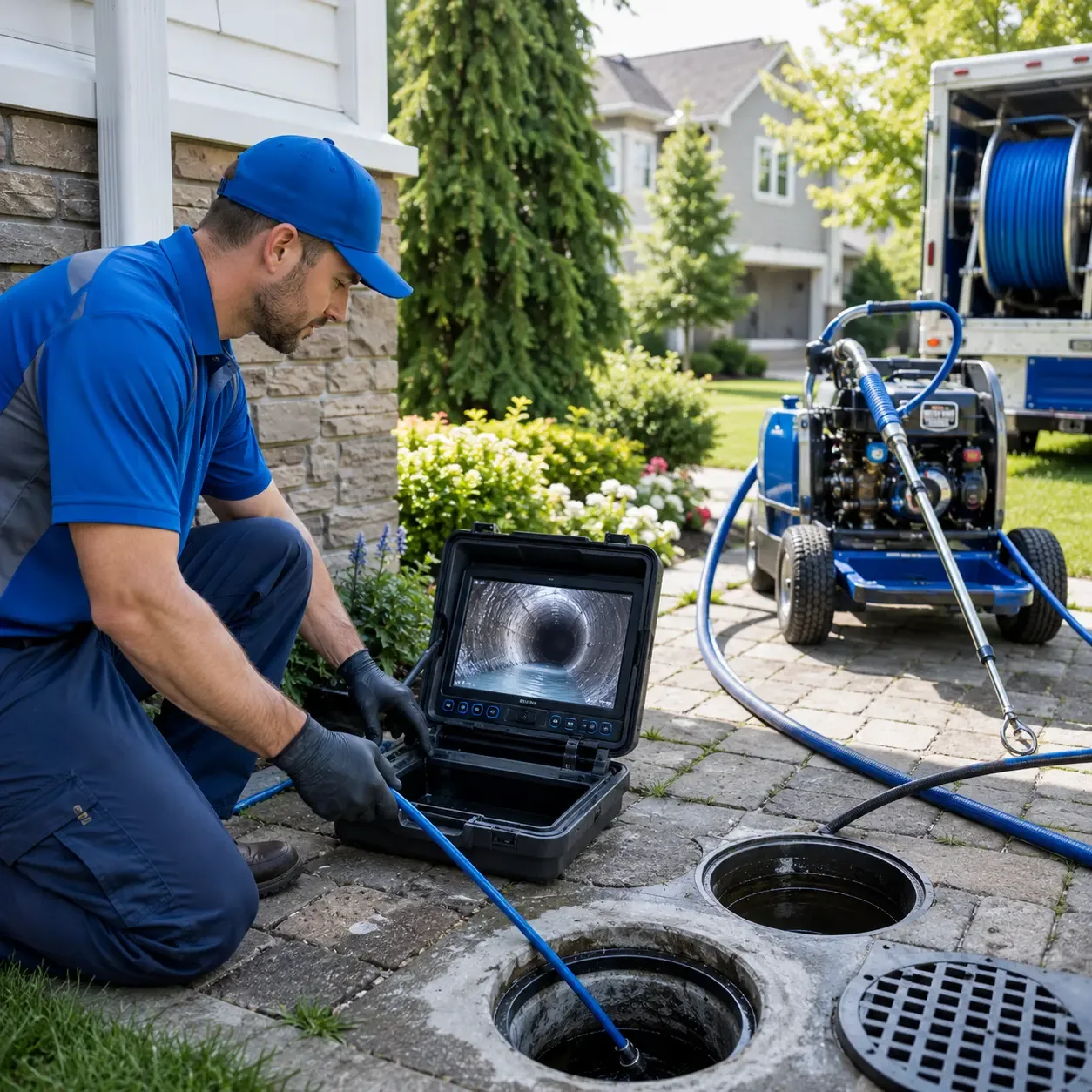 Outdoor drain cleaning professionals serving Old Washington, OH